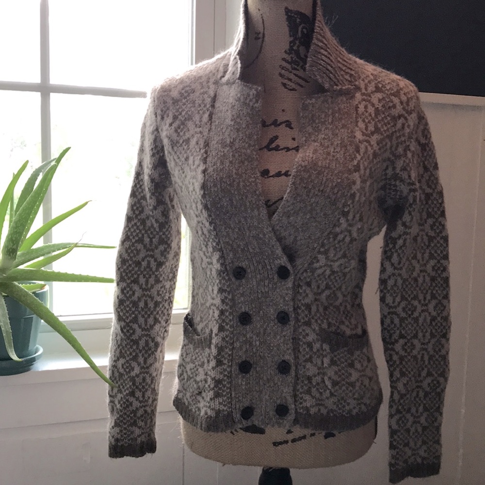 Banana Republic Petite Italian Wool Cardigan